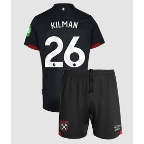 West Ham United Max Kilman #26 Dětské Venkovní dres komplet 2024-25 Krátký Rukáv (+ trenýrky)